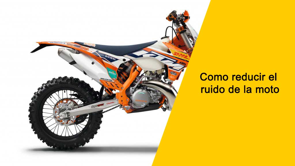 Como reducir el ruido de la moto