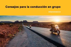 Consejos para la conducción en grupo